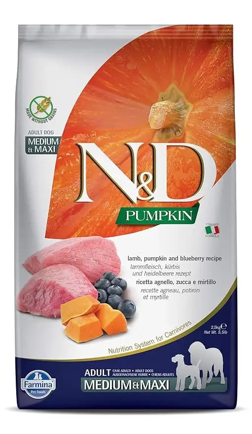 N&D Pumpkin Adult Medium and Maxi