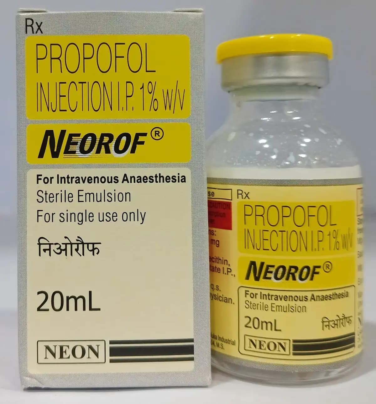 Inj neorof 20ml (propofol)