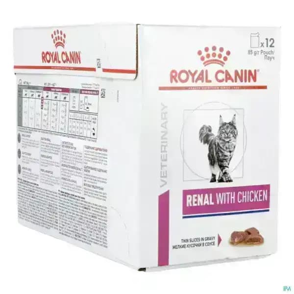 Royal Canin Renal Chicken Cat Wet Pouches  – Buy Royal Canin online India at Dr. Venky's Pet Store